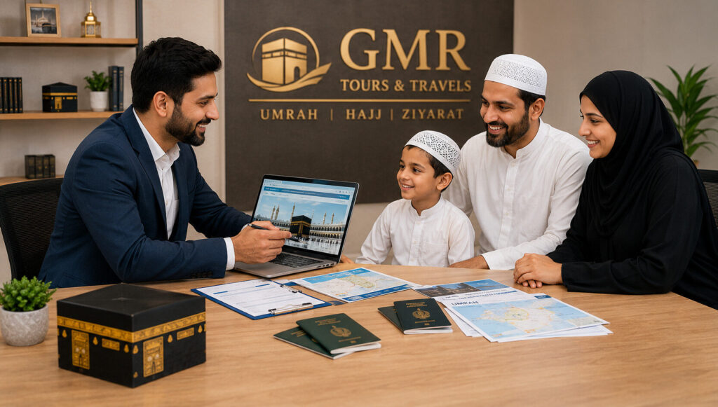 Professional Umrah travel assistance by GMR Tours & Travels