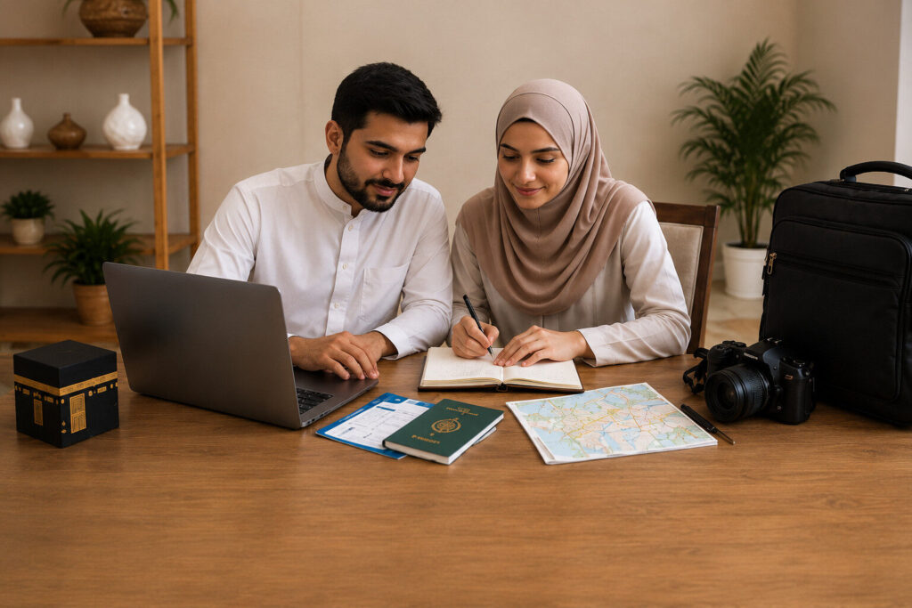 Travel planning before performing Umrah