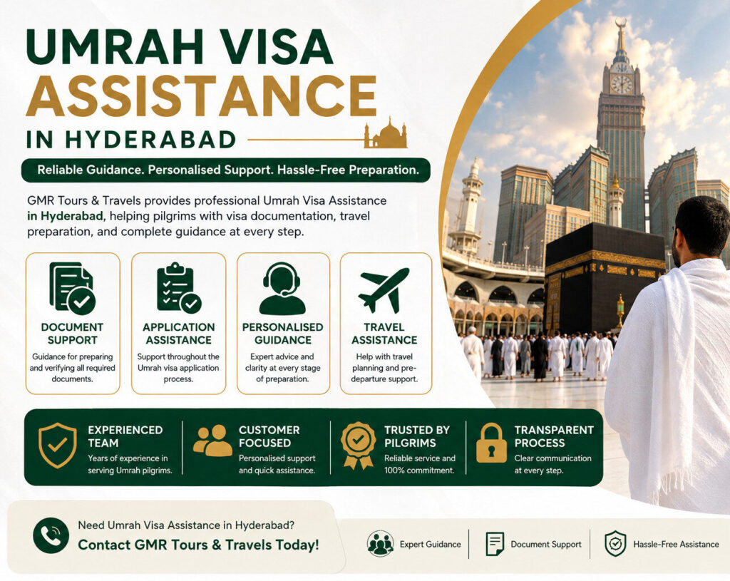 Umrah Visa Assistance in Hyderabad
