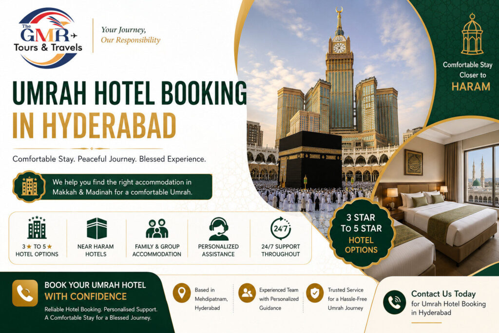 Umrah Hotel Booking in Hyderabad