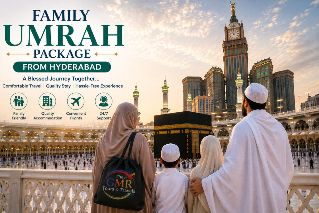 Family Umrah Package from Hyderabad